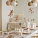 Ginger Ray White Baby Shower Napkins with Teddy Bear Ears - 16 Pack Tableware | Neutral Theme - Buy Online on GoSupps.com
