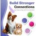 Suhsai Square Dog Buttons - 4pcs | Interactive Pet Toys for Training & Fun - International Shipping Available - Buy Online on GoSupps.com
