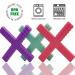 Sensory Chew Tube Toys 3-Pack for Autism Kids - Chewy Sticks & Bricks for Boys & Girls with ADHD, SPD - Silicone Cross Shape Teether for Aggressive Chewers - Buy Online on GoSupps.com