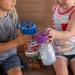 Wildkin Kids Reusable 16oz Water Bottle - Heroes Design | Straw Top, Carrying Handle, Ideal for School or Travel | Easy to Clean - Buy Online on GoSupps.com