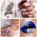 1 Set Multi Sizes Nail Crystal&Flat Back Round Rhinestones+Picking Up Pen+Tweezer DIY Nail Tool Kit - Buy Online on GoSupps.com