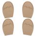 Healifty 2 Pairs Forefoot Half Shoe Insoles Front Shoe Pads Cushions Shoe Filler Reusable Soft Shoe Inserts for Men High Heel Sneakers Skin Color 14x9.5x0.8cm