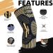 2 Pack Copper Knee Support for Women/Men - Knee Brace Compression Sleeve Best Knee Sleeves Supports for Arthritis Meniscus Tear Knee Joint Pain MCL ACL Running Sports XXL Copper (Pack of 2) - Buy Online on GoSupps.com