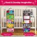 Revivoer Montessori Baby Spiegel Toy - Foldable Sensory Mirror for Newborns and Toddlers - Ideal for Feelings and Development - Perfect Baby Toy for Boys - Buy Online on GoSupps.com