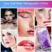 Giantree 12 Colors Face & Body Glitter Set - Festival Makeup & Nail Glitter - Hex Seed Glitter for Parties & Masquerades (Color B) - Buy Online on GoSupps.com