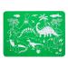 Brinware Reusable Slip Resistant Toddler Silicone Placemat for Kids - Dinosaur & Shark Green/Blue (2 Pack) 2 Pack - Green/Blue Dino & Shark - Buy Online on GoSupps.com