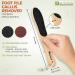 JJ Autumn Professional Pedicure Foot File Callus Remover - Double Sided Scrubber for Dry/Wet Feet, Coarse/Fine Scraper, Dead Skin Removal - Spa Quality Feet Rasp - Buy Online on GoSupps.com