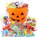Halloween Care Package Gift Basket - 2 Lbs of Candy Treats, 55 Items Included - Buy Online on GoSupps.com