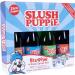SLUSH PUPPiE ZERO 4-Pack Syrup Set. Includes Cola Blue Raspberry Lemon & Lime & Strawberry Flavours. Zero Sugar Slush Puppy Syrup Gift Set. 4 x 180ml. Official SLUSH PUPPiE Merchandise. - Buy Online on GoSupps.com