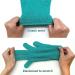 MIG4U Shower Exfoliating Scrub Gloves - 5 Pairs for Deep Cleansing and Dead Skin Removal | Medium to Heavy Bathing Gloves for Women and Men - 5 Colors - Buy Online on GoSupps.com