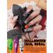 Kalolary 12 Sheets Halloween Self-Adhesive Nail Stickers Halloween 3D Nail Art Stickers Mummy Skeleton Ghost Tombstone Halloween Pattern Nail Art Design Decoration Accessories (B) - Buy Online on GoSupps.com