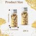 Edible Gold Leaf Sheets Cake Sprinkles Small Foil Paper Food Decorating Multifunction Food Colouring Topper Lustre Dust Ornament Flakes for Chocolate Drink Ice Cream Decoration Mask (2 Bottle) - Buy Online on GoSupps.com