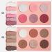 BrilliantDay Rouge palette in 6 colors blush powder blush palette durable smudgeproof not tested on animals contouring palette concealer palette for daily facial cosmetics makeup 1606 colors - Buy Online on GoSupps.com