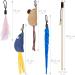 Pretty Kitty Cat Toy Set - 15-Piece Vegan Cat Toys with Feathers & Catnip for Happy Felines - Buy Online on GoSupps.com