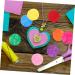 Anneome 2 Handmade Hair Band Negatives Girls Hair Accessories Mixed Color Felt Round Diy Craft Wafer Amulet Colorful 2.5X2.5cm - Buy Online on GoSupps.com