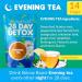 SkinnyBoost 28 Day Detox Tea Kit-1 Daytime (28 Bags) 1 Evening (14 Bags) Non GMO Vegan All Natural Teas Made with Green Tea and Herbal Teas for Natural Detox and Cleanse Reduce Bloating - Buy Online on GoSupps.com