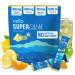 Nello Supercalm Powdered Drink Mix, Cortisol Reducer* and Sleep Aid Supplement, L Theanine, Ksm-66 Ashwagandha, Magnesium Glycinate, Vitamin D 3, No Sugar, Non GMO, On The Go, 20 Ct, Lemon Lime Lemon Lime 20 Servings (Pack