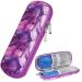Jakago insulin cooling bag portable insulin pen bag with 2 nylon cooling packs for diabetes accessories & cool diabetes medication (violet)