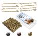 Stoutips 100 Pcs Hair Bobby Pins for Women 5cm Blonde Hair Grips for Thick Hair with Storage Box Easy to Take Everywhere Long Hair Pins for Hairdressing Makeup Styling