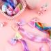 6 Colors Unicorn Bow Clips with Glitter Butterfly Hair Extensions - Princess Dress Up Headdress for Girls - Buy Online on GoSupps.com