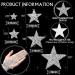32 Iron On Star Patches - Rhinestone Silver | DIY Clothing Repair & Decoration - Buy Online on GoSupps.com
