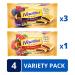 Newtons Soft & Chewy Cookies Variety Pack - Fig, Strawberry, Triple Berry - 100% Whole Grain Wheat - Pack of 4 - Buy Online on GoSupps.com