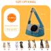 Flovippet Sling for Dogs & Cats - Breathable Dog Carrier Bag for Small Dogs up to 5kg - Soft Outdoor Travel Bag (Azure Blue) - Buy Online on GoSupps.com