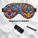 Colorful Bears Print Unisex Sleep Mask | Double-Sided Eye Mask for Sound Sleep & Skin Care - Shop Worldwide - Buy Online on GoSupps.com