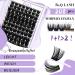 Shop B&Q DIY Lash Clusters - 208 PCs Reusable Individual Eyelashes for Beginners | 8-16 Mix Eyelash Extensions at Home - Buy Online on GoSupps.com