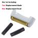 Cosyonall Pro Shaver Replacement Foil and Cutters compatible with"andis #17150 shaver foil replacement" Golden - Buy Online on GoSupps.com
