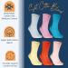 Women's Non-Binding Diabetic Crew Socks 6-Pack - Moisture-Wicking Cotton, Comfort Fit, Medium-Large Assorted Colors - Buy Online on GoSupps.com