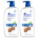 Head and Shoulders Shampoo Daily-Use Anti-Dandruff Paraben Free Treatment Dry Scalp Care with Almond Oil 32.1 fl oz Twin Pack 32.1 Fl Oz (Pack of 2) Almond Shampoo
