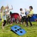 G4Free Portable Collapsible Cornhole Game Set - 3ft x 2ft Size - 8 Bean Bags - Carrying Case - Camping Travel - Red Blue - Buy Online on GoSupps.com