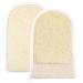 Jairestone Exfoliating Body Scrubbing Loofah - Dual Side Turkish Shower Loufa Sponge - Exfoliator Bath Sponge Glove for Men & Women - Deep Exfoliating Glove Pad Body Scrubber - Improves Skin Texture