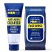 Retinol Men's Gel Cleanser Gently Exfoliates skin for Improved Texture Men Anti- Aging Facial Wipes - Quickly cleanses Face from sweat oil and pore-clogging dirt without any heavy residue