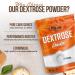 Bulk Dextrose Powder 2.5 lbs - Unflavored Pure Carb Powder for Brewing & Pre Workout - High-Quality Glucose & Carbohydrates - Food Grade Dextrose Sugar - Buy Online on GoSupps.com