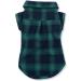 Koneseve Green Plaid Dog Shirt - Stylish Pet Clothes for Small Dogs - Medium Size - Buy Online on GoSupps.com