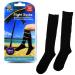 Sure Travel Unisex Compression Socks for Men and Women Comfortable Fit Size L Black
