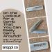 Snappi Co 304 Stainless Steel Folding Beard Comb for Men - Compact Pocket Comb for Beard Grooming and Styling | Portable EDC Accessory with Gift Box - Buy Online on GoSupps.com