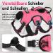 Rabbitgoo Break-Proof Dog Harness for Medium Dogs - Adjustable Breathable Padded Vest with Handle - Anti-Pull Safety Pink (1 Pack) - Buy Online on GoSupps.com