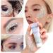 2-Piece Body Glitter Gel Set - Mermaid Sequin Sparkling Chunky Glitter for Face Hair & Lips | Festival Makeup & Masquerade Birthday - Includes 2 Silver Gels & 2 Brushes - Buy Online on GoSupps.com