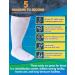 2 Pairs Wide Diabetic Socks for Men & Women | Non-Binding Loose Fit Plus Size Edema & Lymphedema Socks - Comfortable Support for Swollen Feet & Ankles - All Black - Buy Online on GoSupps.com