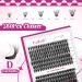 Fadlash Individual Eyelash Clusters - 280 Bundles | 0.07d | DIY Volume Extensions 10-18mm | 40D+50D 3D Effect - Buy Online on GoSupps.com