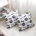 FreAire G Gabrielmodu Dog Bones Print Decorative Pillow Covers - Set of 2, White and Black - Buy Online on GoSupps.com