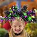 Fulenyi Halloween Headbands | Colorful Wool Strips Halloween Costume Headbands Halloween Accessories for Adults Halloween Headwear Favors Ghost Skeleton - Buy Online on GoSupps.com
