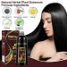 MEIDU TUEXCIRA Dark Brown Hair Dye Shampoo 3 in 1 - 500mL for Instant Black Dye & 100% Grey Coverage in Minutes - Herbal Color for Women & Men - 17.6 Fl Oz - Buy Online on GoSupps.com