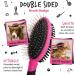 Bugalugs 2 in 1 Dog brush & Cat brush for dogs puppy cat & kitten brush double sided long & short haired pet brush removes loose hair Cat & Dog brushes for grooming stimulates the skin - Buy Online on GoSupps.com