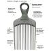 Chicago Comb Model 7 - Carbon Fiber Pick Comb for Long, Thick, Curly & Afro Hair, 6 inches (Black) - Buy Online on GoSupps.com