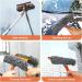 Eazer 89 Squeegee Window Cleaner 2 in 1 Rotatable Tool Kit with Extension Pole - Window Cleaning Equipment for Indoor/Outdoor Windows and Car Glass - Buy Online on GoSupps.com