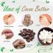Refined Pure Cocoa Butter 14 Oz - 100% Natural & Unscented, Ideal for DIY Skin Care & Soap Making - Buy Online on GoSupps.com